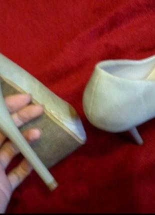 Обмін туфлі нюдовые kira plastinina кіра пластина беж каблук, платформа2 фото