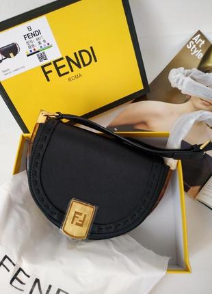 Сумка черная кросс боди в стиле fendi💎🔝💎новинка сезона