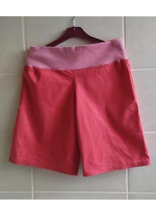 Шорты коттон высокая посадка