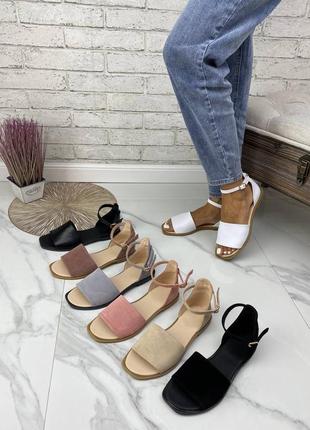 Босоножки женские, квадратный носок