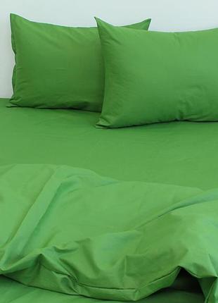 Постельное белье однотонное зеленый
