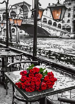 Картина за номерами троянди венеції троянди під дощем арс