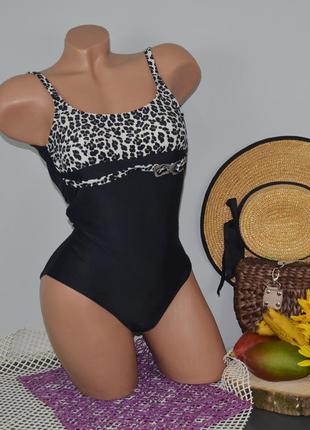 36/s фірмовий жіночий купальник цілісний злитий леопард