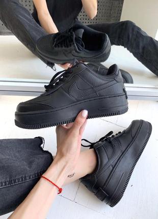 Кросівки nike air force 1 shadow black кроссовки