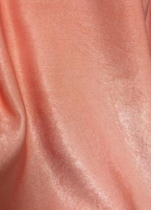 Ткань для штор софт персикового цвета
