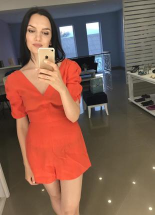 Комбінезон zara червоний xs