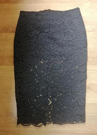 Мереживна спідниця, ошатна dolce&gabanna
