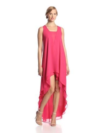Червоне малинове шовкове плаття bcbg max azria