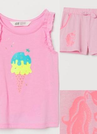 Костюм н&м шорти і майка