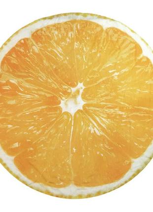 Полотенце-подстилка пляжная круглая (ø 150 см) с бахромой микрофибра "апельсин"