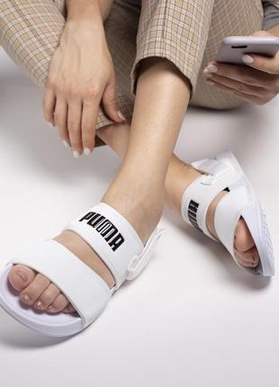 🌴🌼puma sandals white🌼🌴жіночі сандалі пума білі7 фото