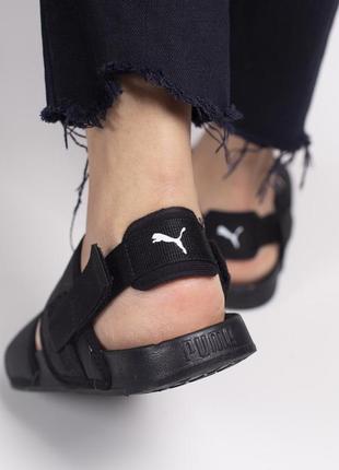 🖤🌴puma sandals black🌴🖤сандалі жіночі пума чорні, сандалі9 фото