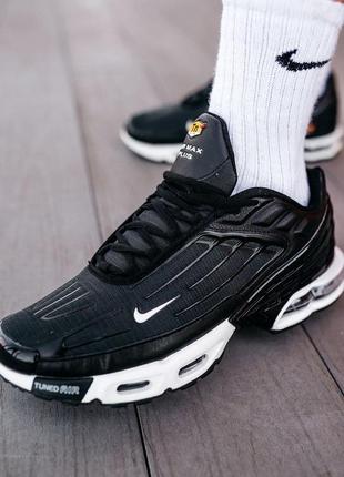 Кросівки nike air max plus 3 black\white