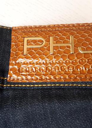 Итальянские джинсы phard, размер 29, скинни темно-синие5 фото