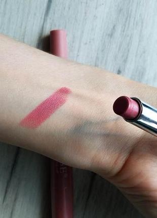 Матова помада- олівець для губ matte lipstick miss rose professional make-up3 фото
