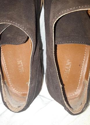 Туфли, ботинки, макасины с натурального замша5 фото
