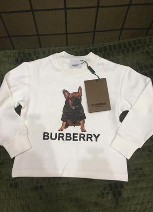 Дитячий світшот в стилі burberry р. 98-105