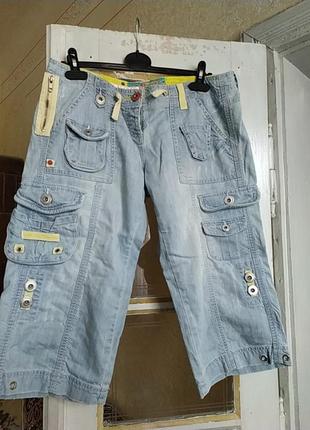 Шикарні джинсові шорти- бріджи1 фото