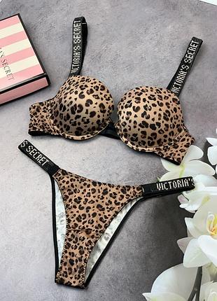 Комплект нижнего белья vs victoria's secret стразы