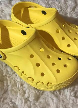 Crocs bayaband clog yellow 205089 женские кроксы сабо8 фото