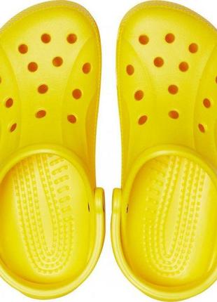 Crocs bayaband clog yellow 205089 женские кроксы сабо4 фото