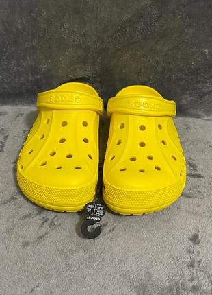 Crocs bayaband clog yellow 205089 женские кроксы сабо6 фото