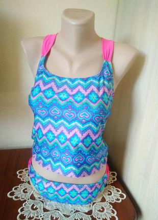 Роздільний купальник для дівчинки 14-15р ( топ+ плавки) /купальник для девочки  bonprix