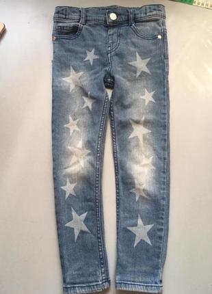 Скинни джинсы f&f 4 5 лет звезды