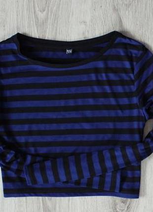 Укорочена смугаста кофточка кроп топ pimkie