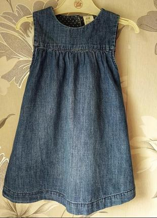 Платье h&m для девочки,легкое 4