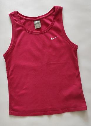 Рожева натуральна майка від nike розмір l