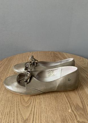 Zign кожаные туфли балетки, стелька 23 см.2 фото