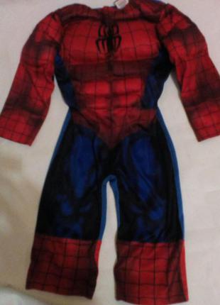 Карнавальный новогодний костюм супермен,чел-паук,спайдерм 1-2года