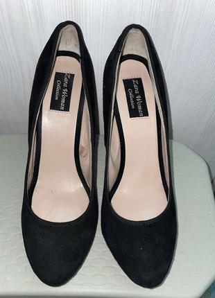 Zara туфлі замша,шкіра р. 37