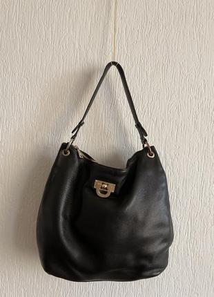 Сумка ( мішок шопер) нат шкіра dkny( donna karan донна каран ny) usa