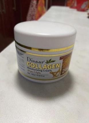 Антивозрастной крем с коллагеном и 24к золотом collagen disaar3 фото