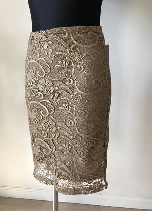 Шикарную кружевную юбку next р.8