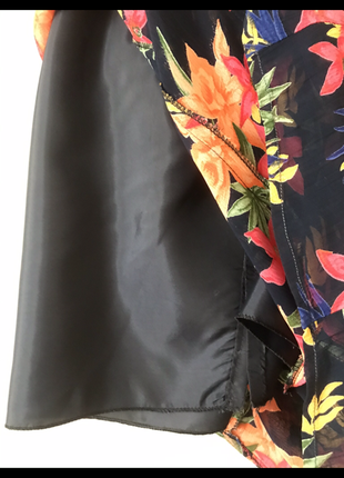 Легкая летняя юбка из шифона s/m3 фото
