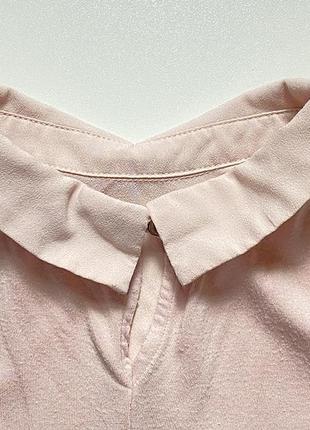 Mohito basic коротка пудрова блузка блуза короткий рукав7 фото