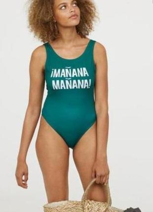 H&m слитный купальник слитный