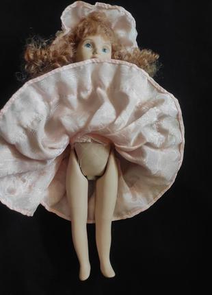Фарфоровая коллекционная кукла винтаж5 фото
