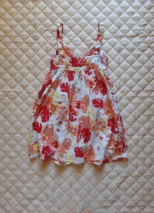 Легкое летнее мини платье сарафан  в лианы2 фото