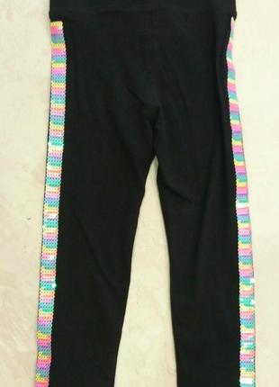 Нові штани, лосіни, легінси для дівчинки з паєтками збоку  h&m 92 98 104  1106 фото