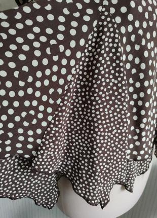 Платье горох polka dot хлопок вискоза в стиле джулии робертс6 фото