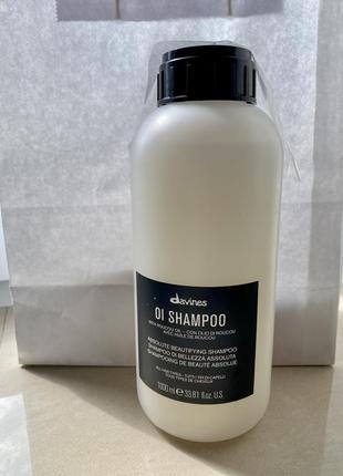 Новий шампунь davines oi 1000ml оригінал