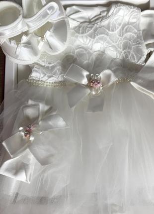 Нарядне плаття 0-3місяці