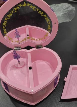 Шкатулка для девочки музыкальная с балериной