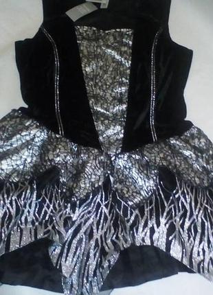 Карнавальное платье волшебницы колдуньи новое george для взрослых 16-18размер