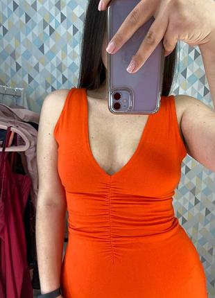 Яркое платье oh polly 🧡 2