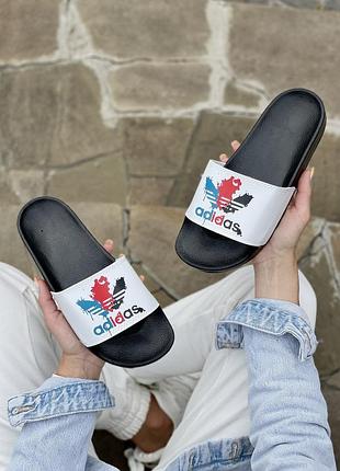 Мужские шлепанцы адидас, сланцы, шлепки adidas